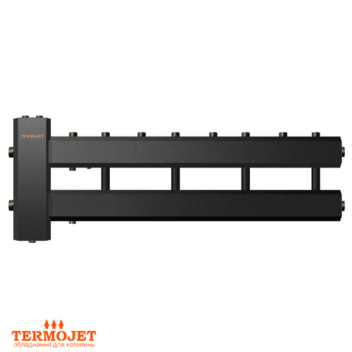 Коллектор с гидрострелкой Termojet КГС42В125(200) 96 кВт | 4+1 контура | 1 1/4"-1" (84040422i)