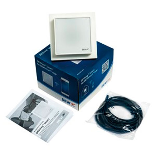 Терморегулятор для электрического теплого пола DEVIreg Smart | чёрный (140F1143)