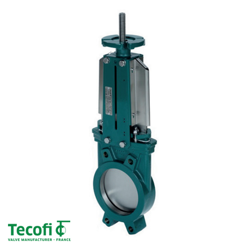 Задвижка шиберная под электропривод Tecofi VG 4400-004NI DN 400 | PN 7 | NBR (VG4400-004NI0400)