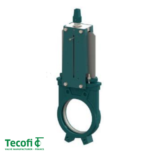 Задвижка шиберная межфланцевая Tecofi VG 4400-051NI DN 450 | PN 7 | NBR (VG4400-051NI0450)