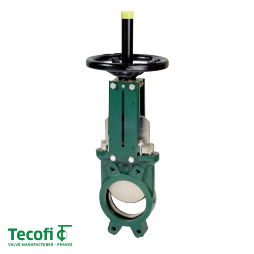 Засувка шиберна ножова Tecofi VG 4400-00MM DN 350 | PN 7 | метал/метал (VG4400-00MM0350)