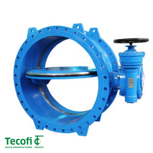 Дисковий поворотний затвор Tecofi TecWat VP 4248-08 DN 150 з подвійним ексцентриком | PN16
