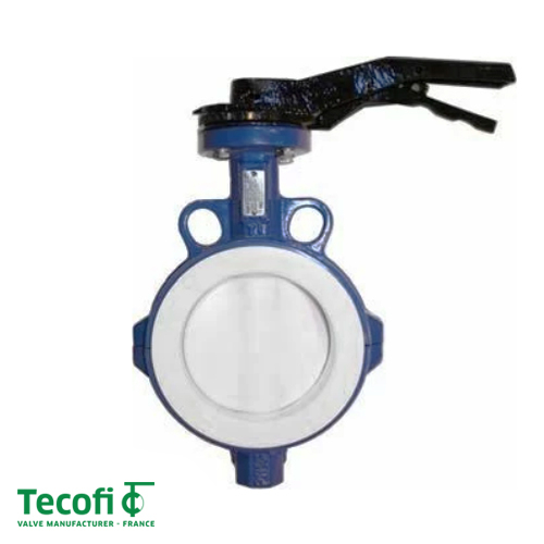Задвижка Баттерфляй Tecofi TecFlon VP 4449-02 ДУ 65 | 190°С PTFE