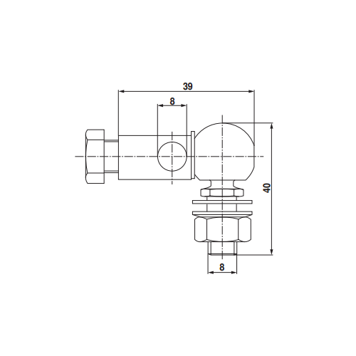Belimo KG8 Шарнір для передачі зусилля від приводу
