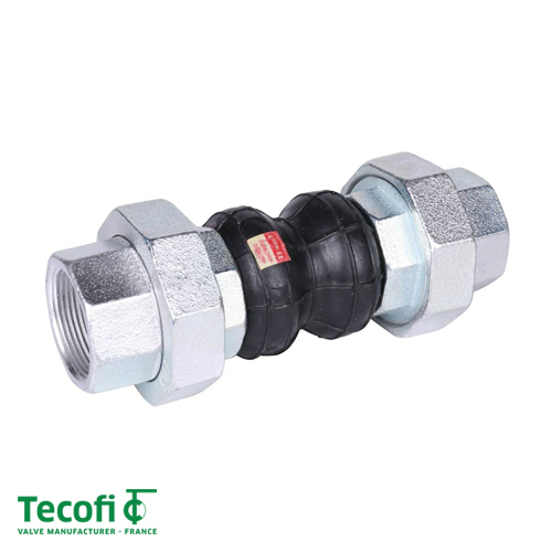 Компенсатор резиновый муфтовый Tecofi DI7140N ДУ 25 | PN 16