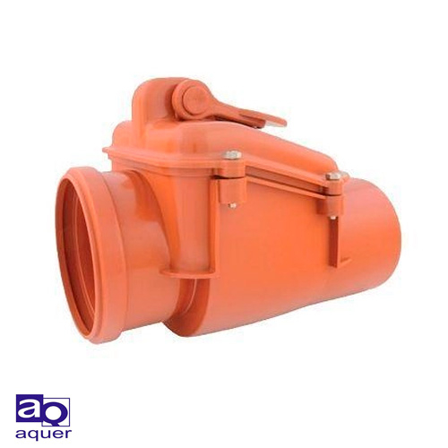 Обратный клапан для канализации 110 мм Aquer ZB110 горизонтальный