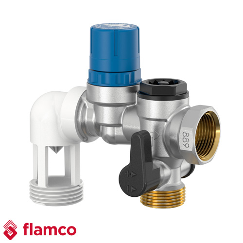 Група безпеки бойлера Flamco Flexbrane CE-H 3/4", 7 бар, до 1000л (28388)