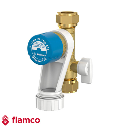 Група безпеки бойлера Flamco Prescor IC 1/2", 8 бар, до 200л (27173)