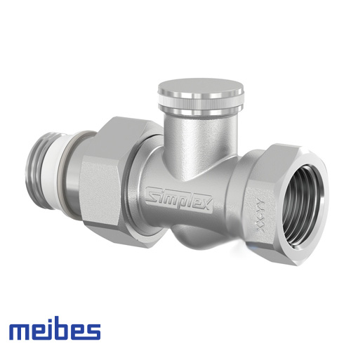 Кран радіаторний прямий Meibes 1/2" DN15 basic line (M1230011)