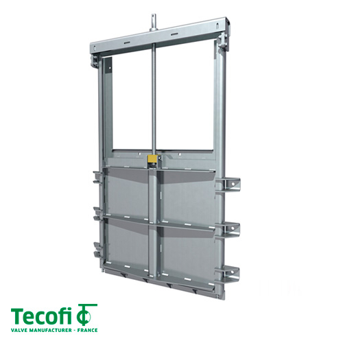Щитовий затвор 400х400 Tecofi TecWall VGM6205A-00EP0400 AISI 304
