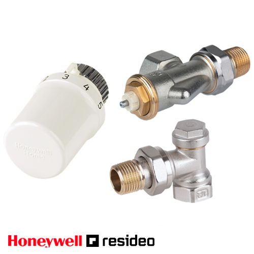 Термостатический комплект Resideo (Honeywell) 1/2" осевой (VTL3000AS15)