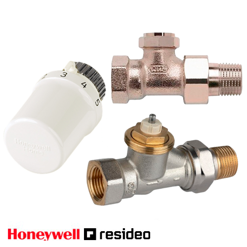 Термостатический комплект Resideo (Honeywell) 1/2" прямой (VTL3000DS15)