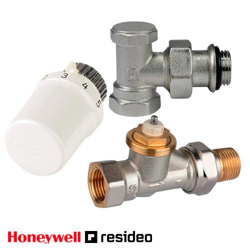 Термостатичний комплект Resideo (Honeywell) 1/2" кутовий (VTL3030DS15)