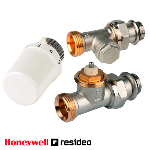 Термостатический комплект Resideo (Honeywell) 1/2" прямой (VTL3036DS15)
