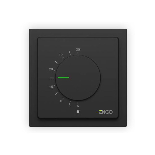 Рамка ENGO BEZEL-1B для регулятора ESIMPLE | чорна (932252339)
