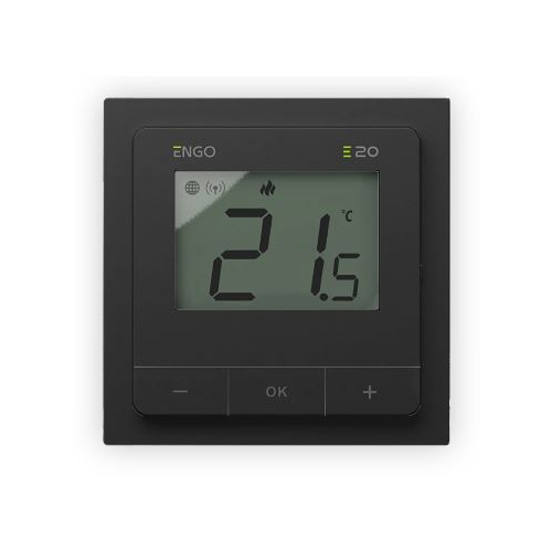 Рамка ENGO BEZEL-B для регулятора EASY, E25, E20i | чорна (932252341)