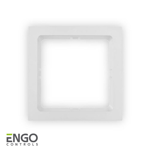 Рамка ENGO BEZEL-W для регулятора EASY, E25, E20i | белая (932252342)