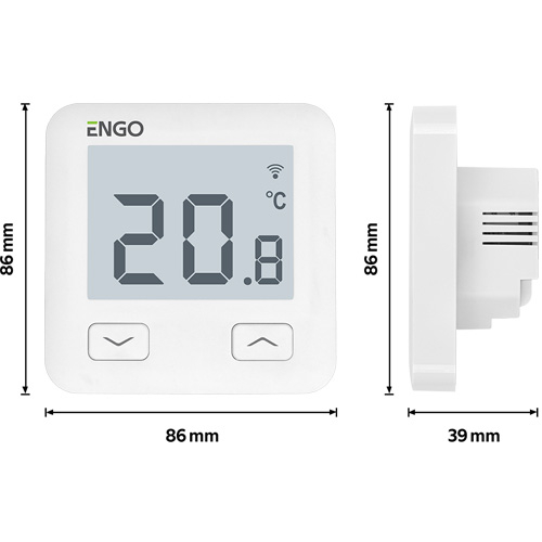 Программируемый интернет термостат ENGO E10-W Wi-Fi | 230В | белый (932312902)
