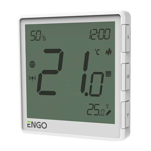 Терморегулятор теплого пола ENGO EONE-230W ZigBee 3.0 | белый (932342631)