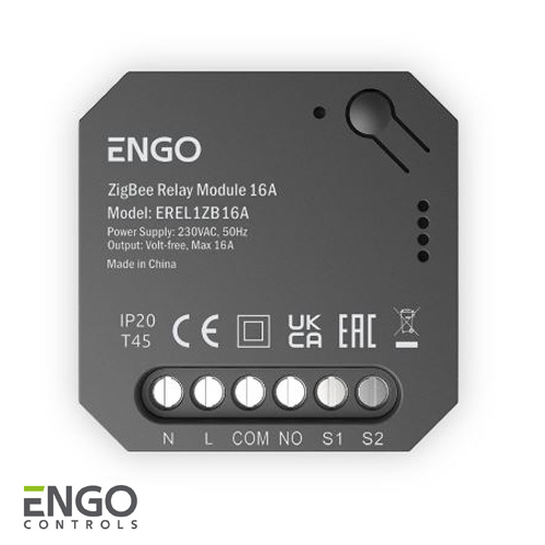 Умное реле ENGO EREL-16ZB ZigBee | 16 А | для интеллектуального управления устройством вкл/выкл. (932253961)