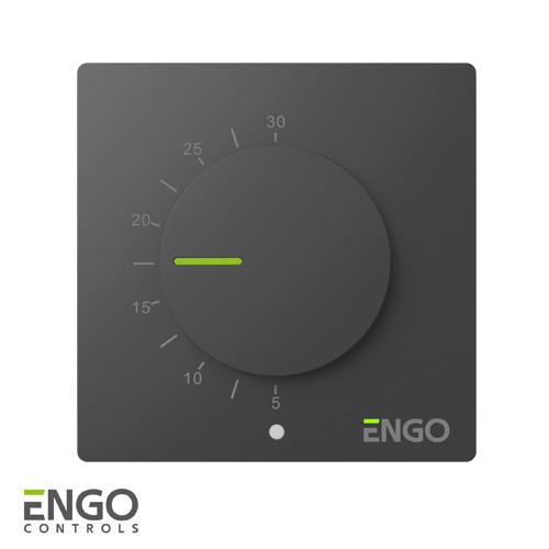 Проводной суточный термостат ENGO ESIMPLE230B черный (932332986)