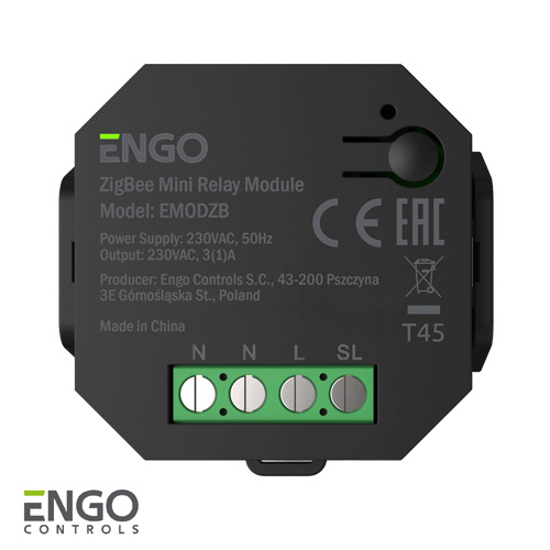 Бездротове реле ZigBee 3.0 ENGO EMOD-ZB для комутаційного центру ECB8-230 та ECB2-230 (932342371)