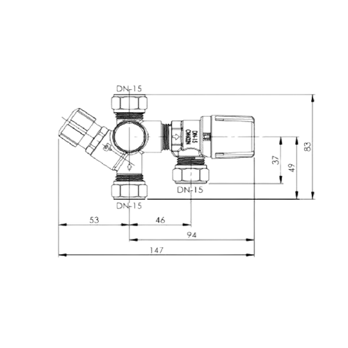 Група безпеки бойлера Afriso BFK 12/10 | 10 бар (120001001)