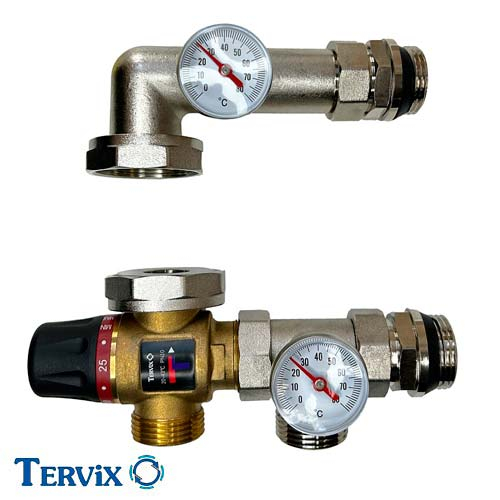 Насосно-змішувальний вузол Tervix Pro Line Mixset 1" | клапан TMV | без насоса (521422)