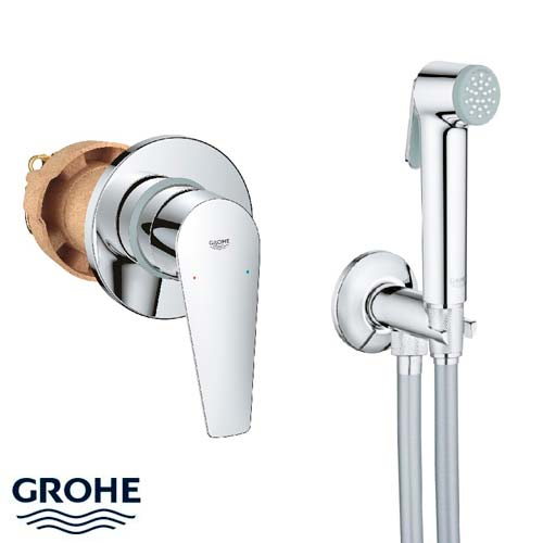 Комплект гигиенического душа Grohe BauEdge с Tempesta-F Trigger Spray 30 хром (UA28343001)