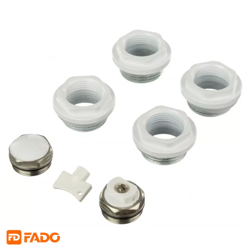 Комплект радіаторний FADO 3/4" | білий (UK02)