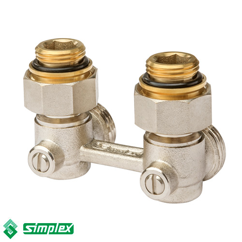 Вузол нижнього підключення кутовий Simplex E1/50 1/2"х3/4" (F10013)