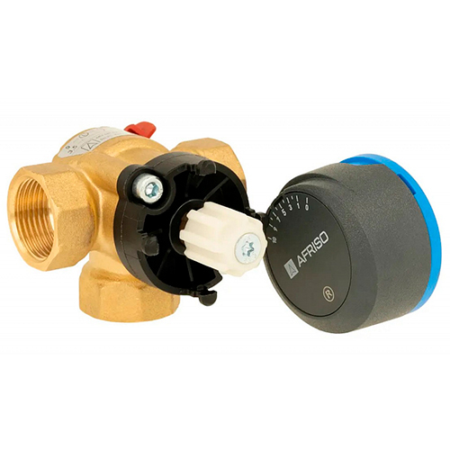 Триходовий змішувальний клапан Afriso ARV 387 Vario ProClick Rp 2" | DN 50 | Kvs 17-50 + електропривод ARM 323 (1338752)