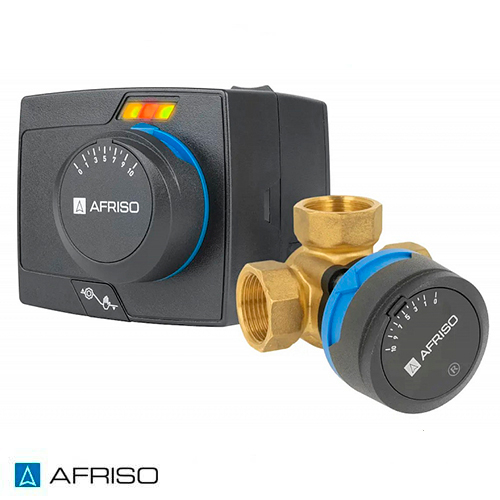Трехходовой смесительный клапан Afriso ARV 384 Vario ProClick Rp 1" | DN 25 | Kvs 4,5-12 + электропривод ARM 323 ProClick (1338452)