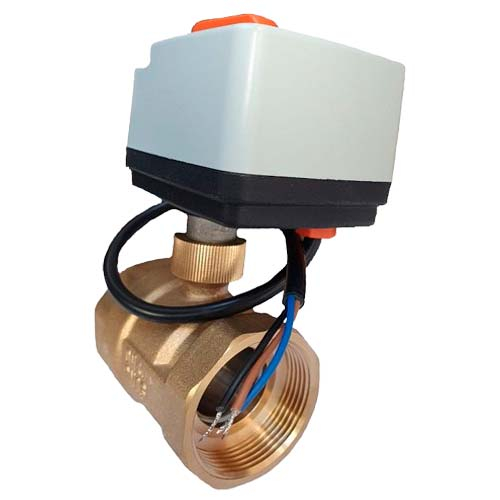 Двухходовой шаровый клапан с электроприводом Tervix  Pro Line ORC2 NO Rp 1 1/2" | DN 40 | Kvs 110 | 220В (201165)