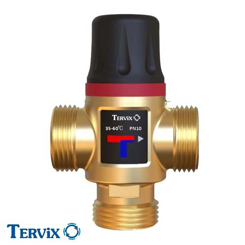 Термостатичний змішувальний клапан Tervix Pro Line TMV G 1" | DN 25 | 30-70°C | Kvs 2,5 (312234)
