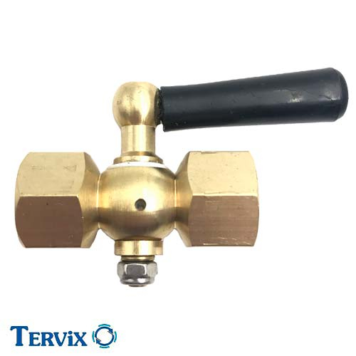 Запорный кран для манометра Tervix Pro Line M2 Valve 1/2"х1/2" PN 16 (332112)