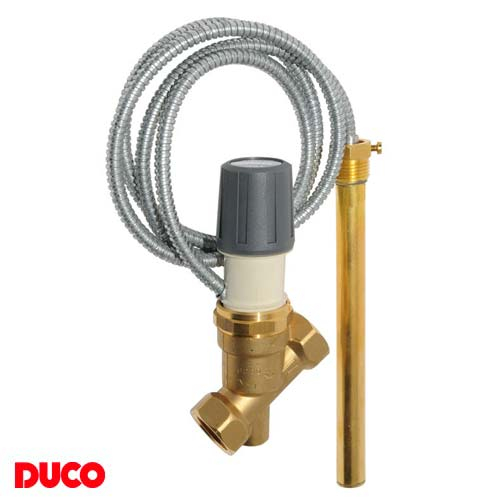 Клапан захисту від перегріву Duco TSK 03 3/4" | капіляр 1,3м | для твердопаливних котлів (42370)