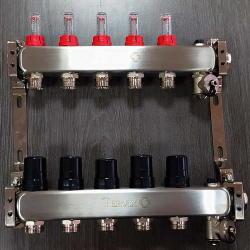 Колектор із н/ж сталі Tervix Pro Line | 7 контурів (501207)