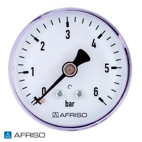 Манометр AFRISO тип RF 63 AX 0-4 бар | 1/4" | к.т. 2,5 (63537)