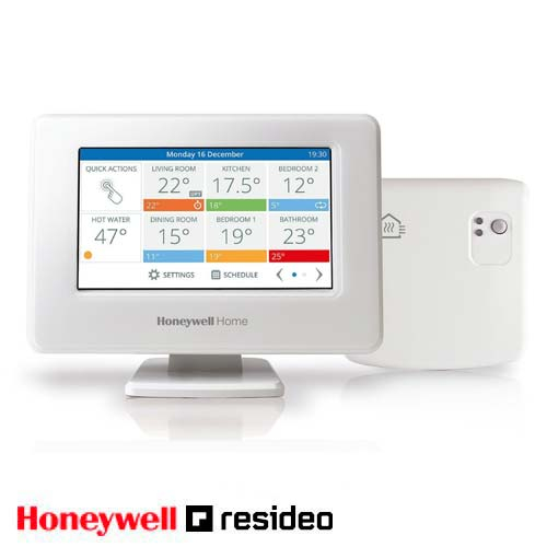 Розумний Wi-Fi терморегулятор Resideo Evohome ATP921R3100 багатозонний | центр. панель + реле (Honeywell ATP921R3100)