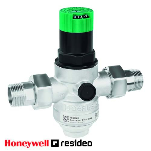 Редуктор тиску води Resideo Braukmann D06FI-1A PN16 1,5-6,0 бар (Honeywell D06FI-1A)