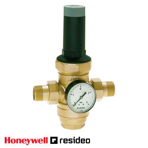 Редуктор тиску води Resideo Braukmann D06FN-11/4B PN25 0,5-2,0 бар (Honeywell D06FN-11/4B)
