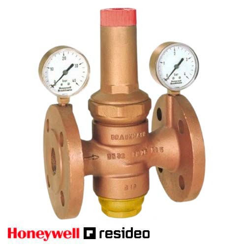 Редуктор давления воды Resideo Braukmann D16-15A PN25 1,5-12,0 бар (Honeywell D16-15A)
