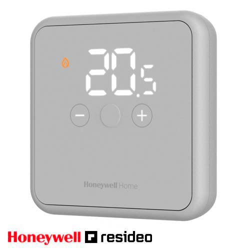 Цифровой комнатный термостат Resideo DT4 серый (Honeywell DT40GT21)