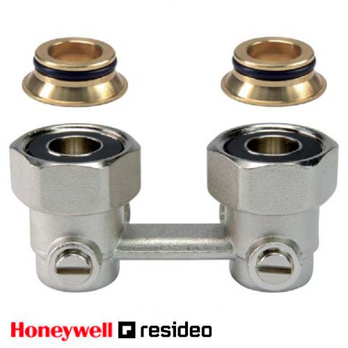 Вузол нижнього підключення кутовий Resideo Verafix-VKЕ 1/2" x 3/4" (Honeywell V2496EY015A)