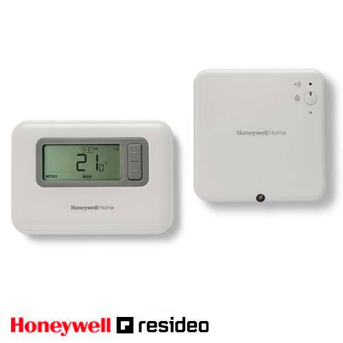 Программируемый комнатный термостат Resideo T3R беспроводной | белый (Honeywell Y3H710RF0072)