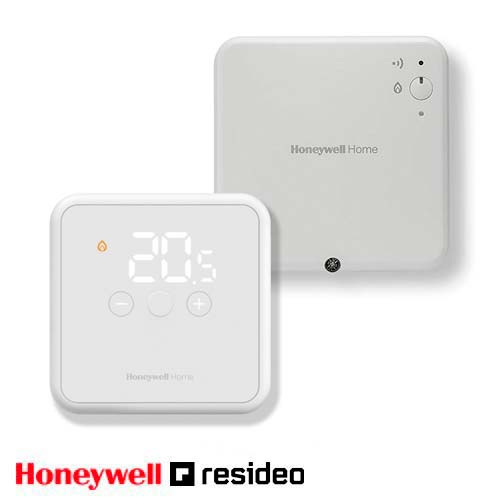 Цифровой комнатный термостат Resideo DT4R OpenTherm беспроводной | белый (Honeywell YT43MRFWT30)