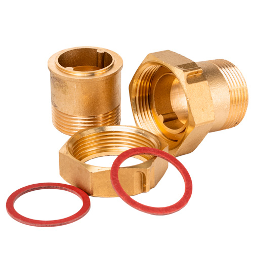 Монтажный комплект для водомера Ду 32 (1 1/2" ВР - 1 1/4" НР)