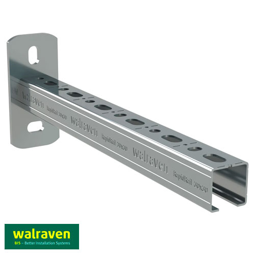 Консоль стеновая 30x15x300мм 1,5мм Walraven BIS RapidRail® (66031530)