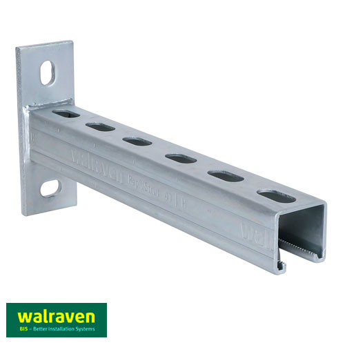 Консоль стеновая 41x41x2,5мм 300мм Walraven RapidStrut® тип 41H BUP1000 (66084130)